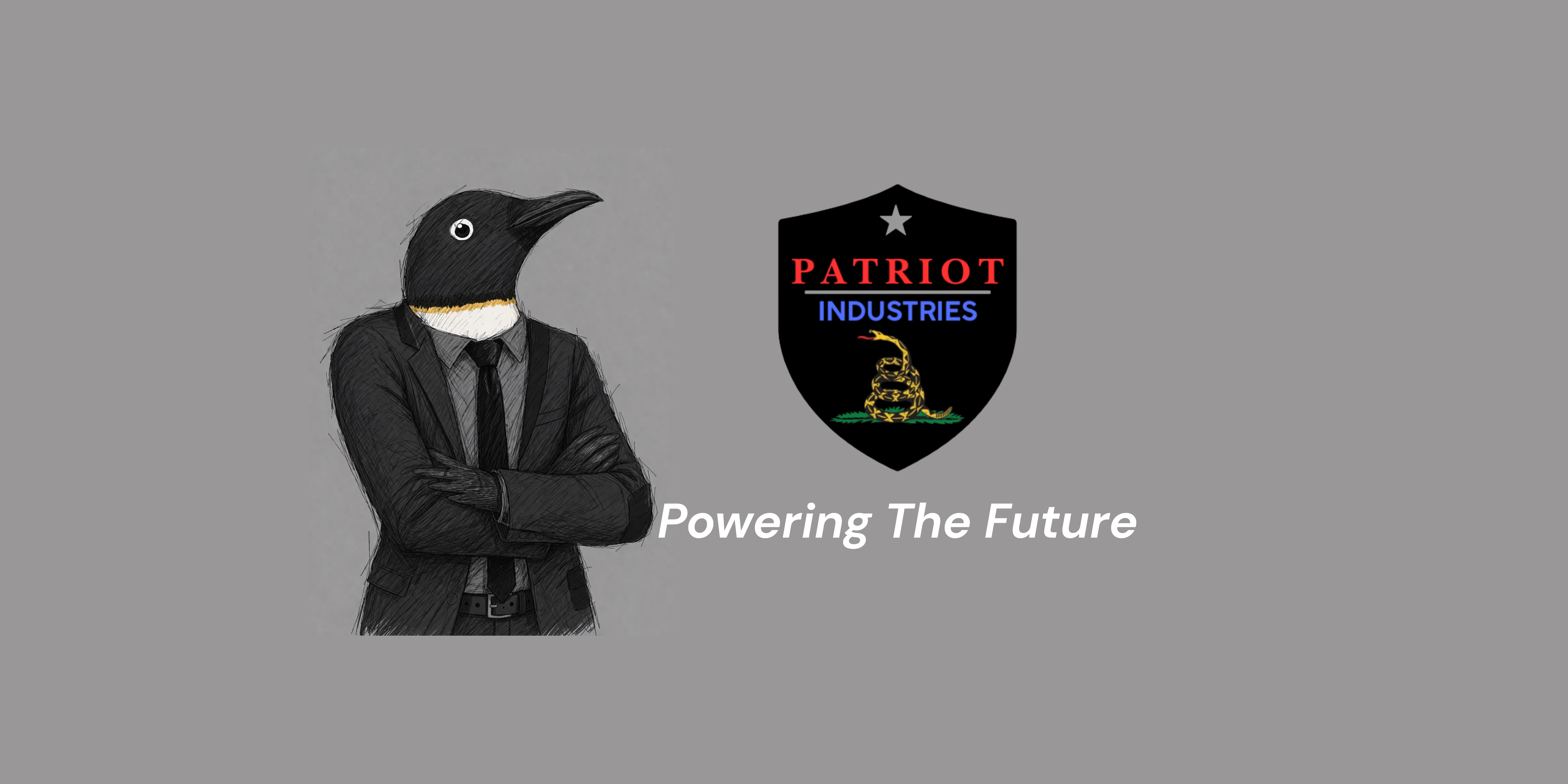 Patriot Industries banner with the phrase Powering The Future